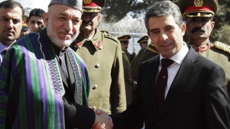 Карзай и Плевнелиев Снимка: Reuters