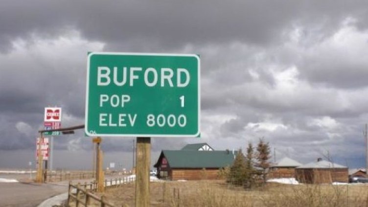 Градът има само един жител. Снимка: BoingBoing