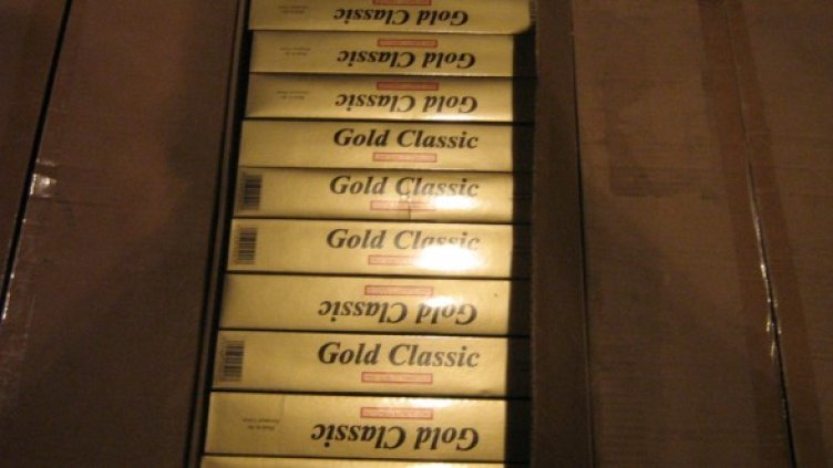 Хванатите контрабандни цигари. Снимка: Агенция "Митници"