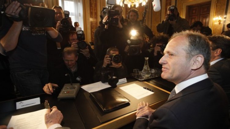 Ернст Щрасер си спомни за вечеря със Станишев. Снимка: Reuters