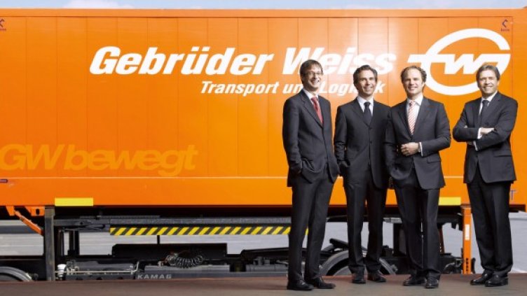 (l. t. r.) Board Members Peter Kloiber, Wolfram Senger-Weiss, Heinz Senger-Weiss and CEO Wolfgang Niessner