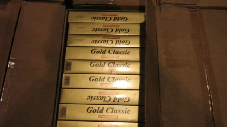 Задържани са общо 2859 стека цигари. Снимка: Архив Агенция Митници