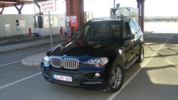 Откраднатото BMW X5. Снимка: МВР