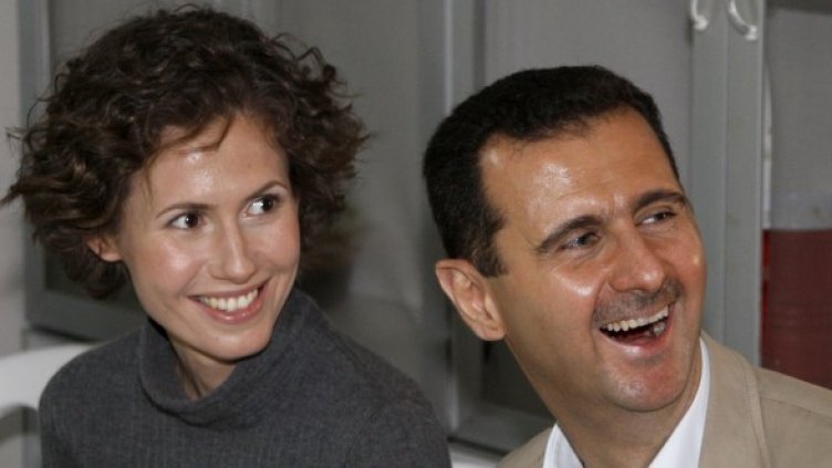 Башар и Асма Асад. Снимка: архив, Reuters