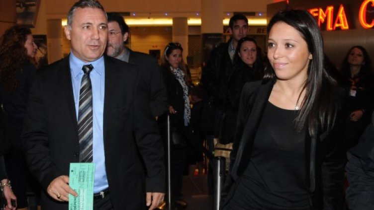 Михаела с баща си Христо Стоичков. Снимка: Булфото