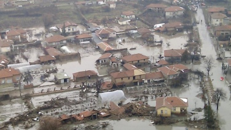 Наводненото село Бисер. Снимка: архив, Булфото