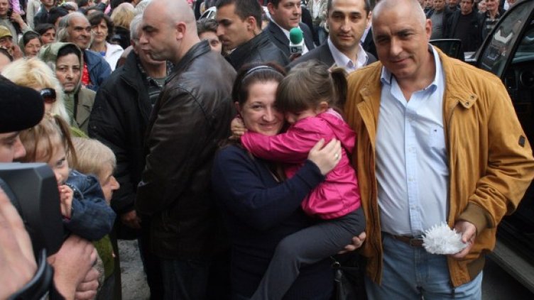 Бойко Борисов пристигна да разреши кризата. Снимка: БТА