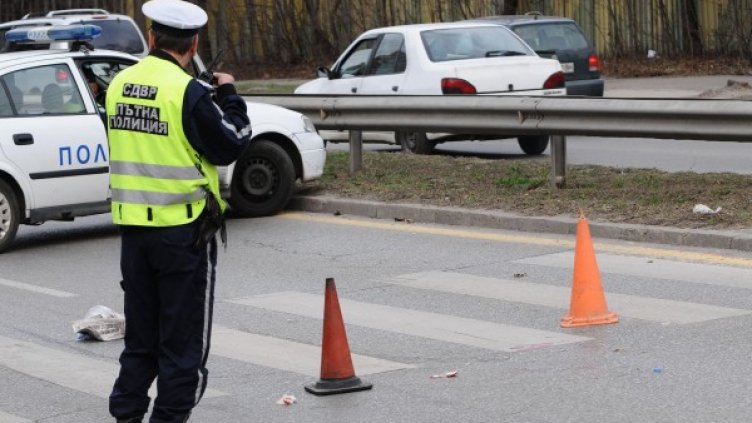 Инцидентът е станал на пешеходна пътека. Снимка: Булфото