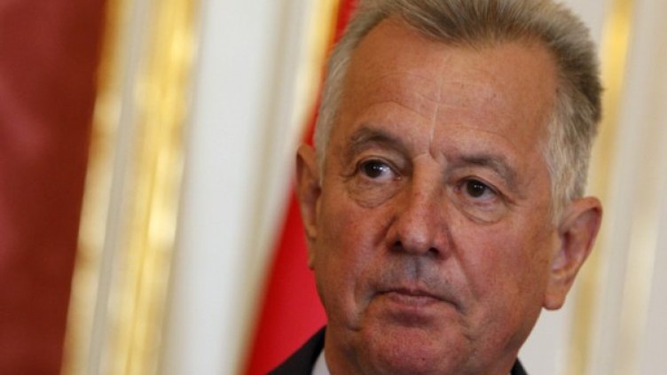 Президентът Пал Шмит. Снимка: Reuters