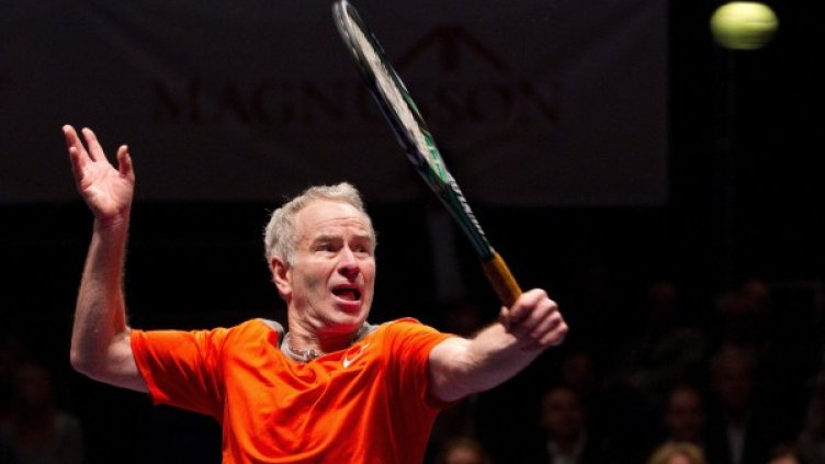 Макенроу беше известен с навика си да изкарва гнева си на спортните артикули. Снимка: Ройтерс