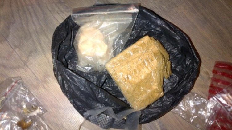 Заловените амфетамини. Снимка: МВР