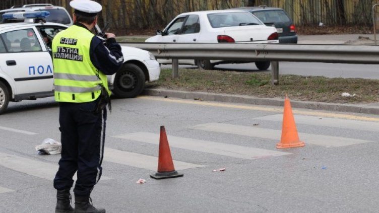 Марина беше блъсната на пешеходна пътека. Снимка: Булфото