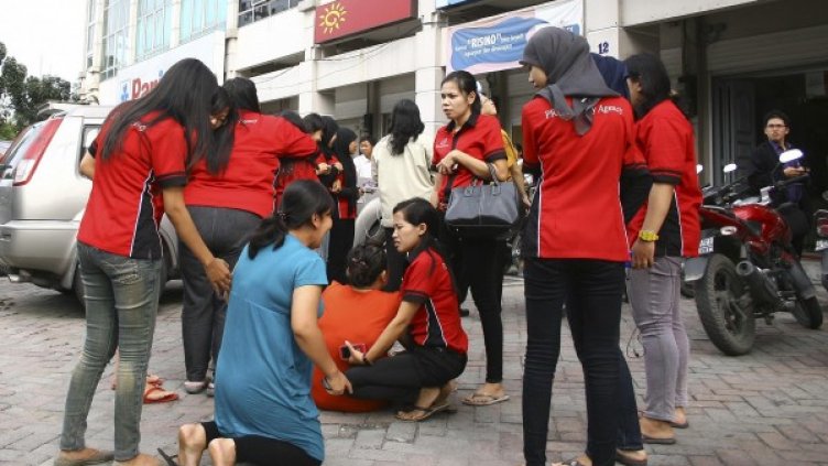 Вторичен трус с магнитуд 8,2 стана край индонезийския остров Суматра. Снимка: Reuters