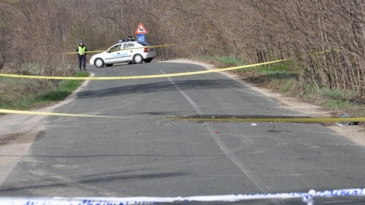 Полицията е отцепила мястото на обира. Снимка: БТА