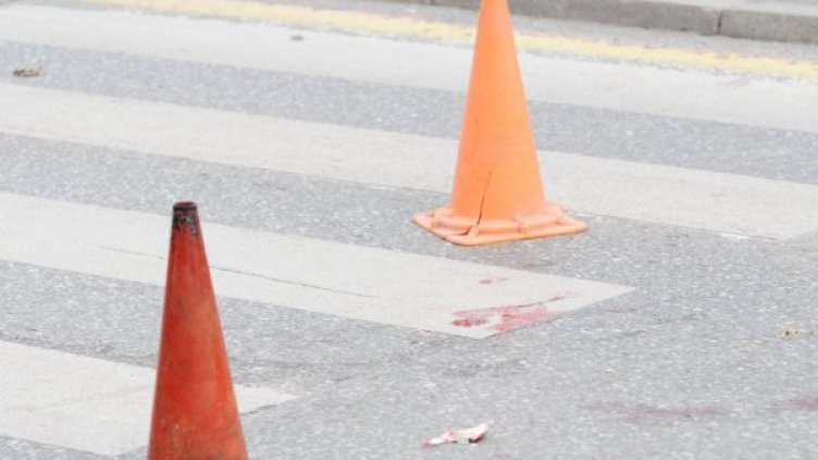 Пешеходната пътека, където беше ударена Марина. Снимка: Булфото