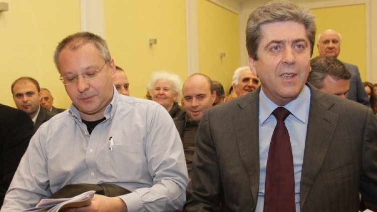 Станишев не чу изказването на Първанов. Снимка: БТА