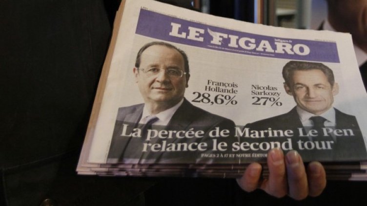 Оланд и Саркози отиват на втори тур. Снимка: Reuters
