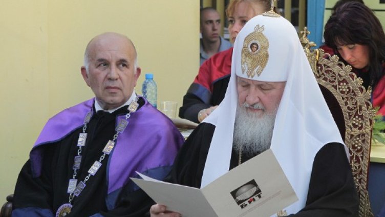 Стоян Денчев и патриарх Кирил. Снимка: БТА