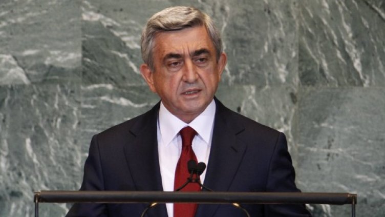 Президентът на Армения изнесе реч, независимо от инцидента. Снимка: Reuters