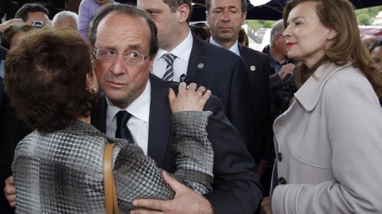 Оланд бе приветстван от привържениците си. Снимка: Reuters