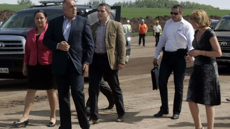 Борисов на изненадваща проверка на "Хемус". Снимка: БТА