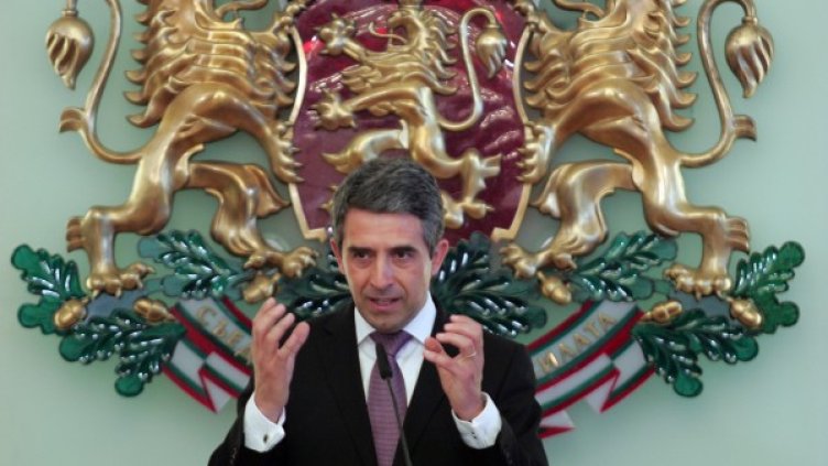 Плевнелиев отчете 100 дни като президент. Снимка: БТА