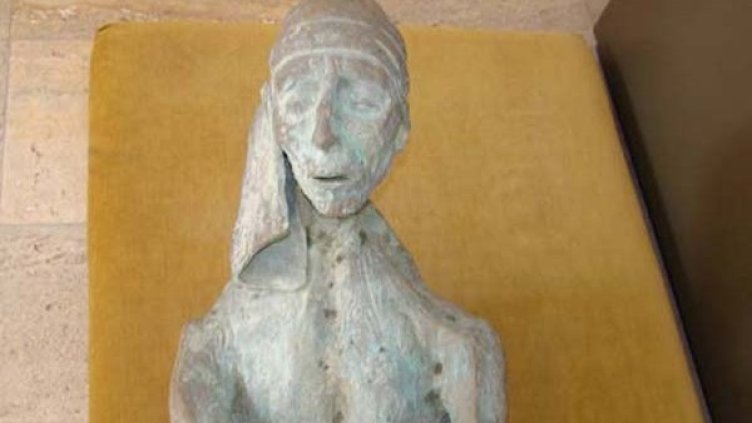 Бронзовата статуя. Снимка: ОДМВР-Бургас