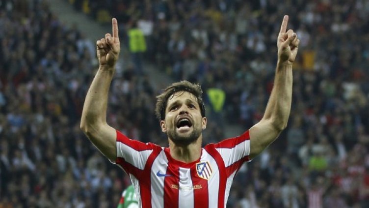 Фалкао отбеляза 2 гола за триумфа на Атлетико Мадрид. Снимка: Reuters
Диего сложи точка на спора в края на мача. Снимка: Reuters