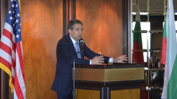 Президентът Росен Плевнелиев по време на посещението си в САЩ. Снимка: БТА