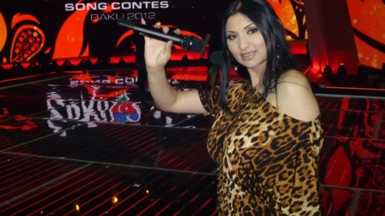 Софи на първата си репетиция в Баку. Снимка: БНТ