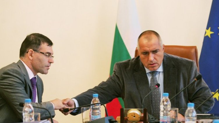 Симеон Дянков и Бойко Борисов обсъдиха състоянието на мостовете. Снимка: БТА