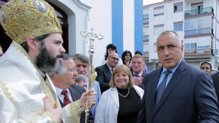 Бойко Борисов на освещаването на храма. Снимка: Министерски съвет