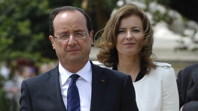 Франсоа Оланд и Валери Трирвильор. Снимка: Reuters