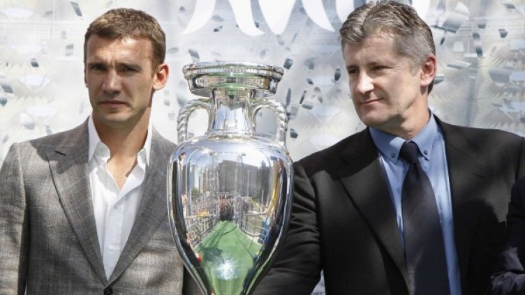 Шевченко е убеден в качествата на отбора на Украйна. Снимка: Reuters