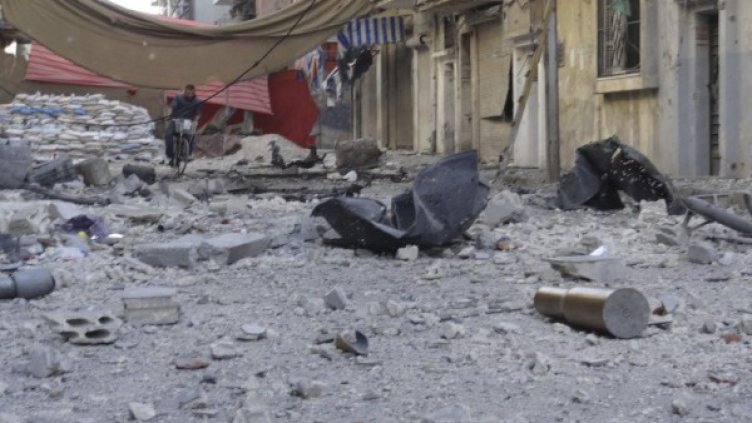 Центърът на сирийския град Хомс. Снимка: архив, Reuters