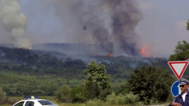 Води се разследване за причините за взривовете край "Петолъчката". Снимка: БТА