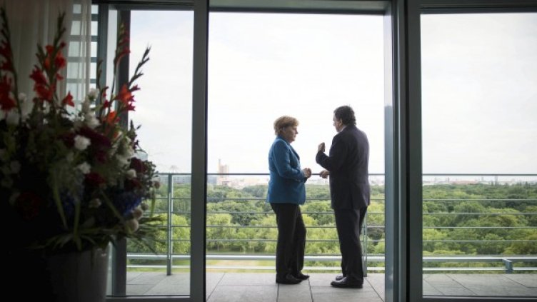 Меркел и Барозу са сред силните фигури в Европа. Снимка: Reuters