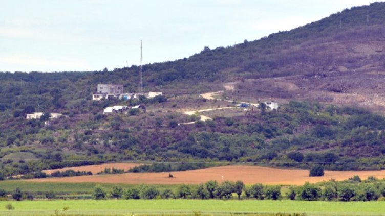 Мястото на взрива. Снимка: БТА