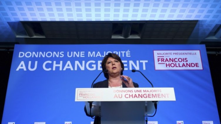 Лидерът на Социалистическата партия на Франция Мартин Обри. Снимка: Reuters