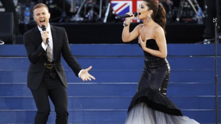 Гари Барлоу организира концерта в чест на кралицата. На снимката е с Черил Коул. Снимка: Reuters