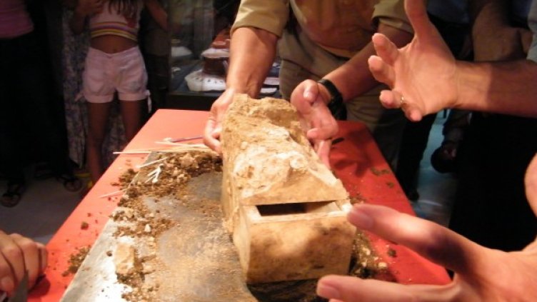 Реликварият с мощите на Йоан Кръстител.  Снимка: Unesco-bg