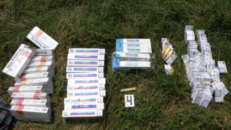 Контрабандните цигари били намерени зад двойна стена. Снимка: архив, МВР