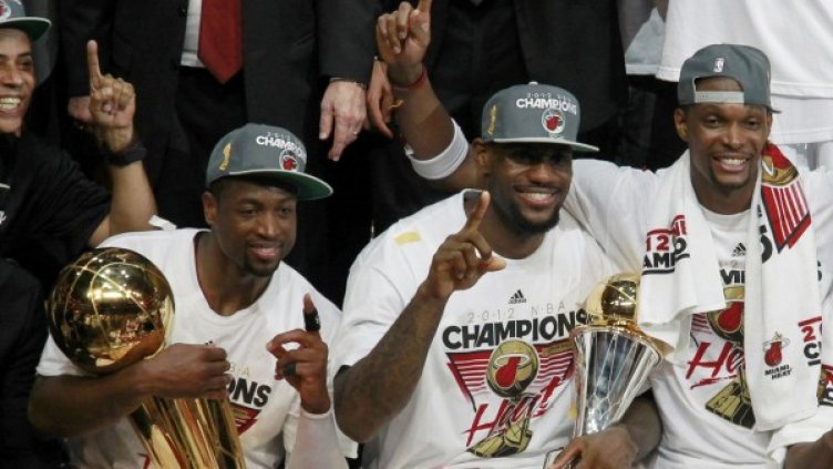 Звездите на Маями триумфират с титлата в НБА. Снимка: Reuters