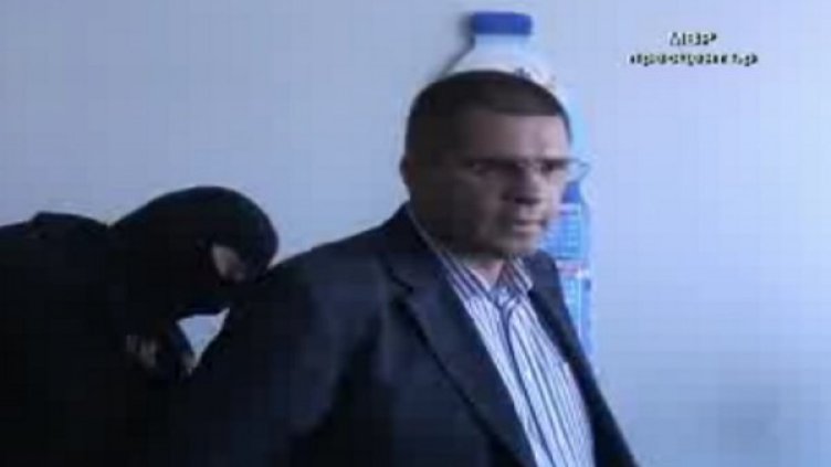 Кадрите с ареста на Цонев бяха разпространени от МВР. Снмка: МВР