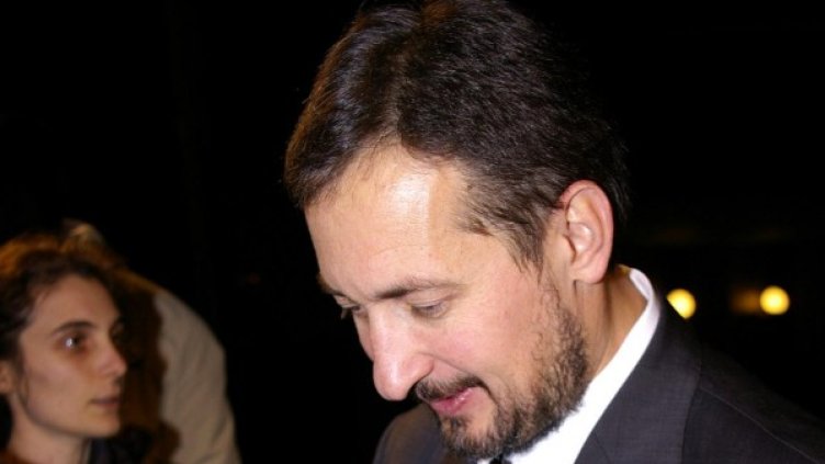 Любчо Георгиевски на премиерата на поетичната си книга "Град". Снимка: архив, Булфото