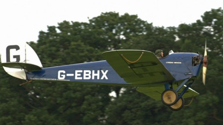 Ретросамолетът се размина на косъм от тълпата от 600 зрители. Снимка: Facebook