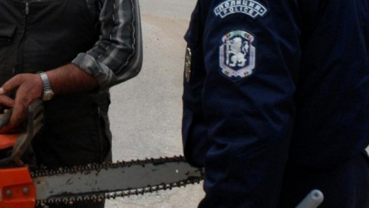 Нападателят с резачката е задържан. Снимка: архив Булфото