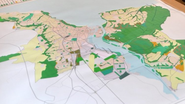 Общият устройствен план на града. Снимка: БТА