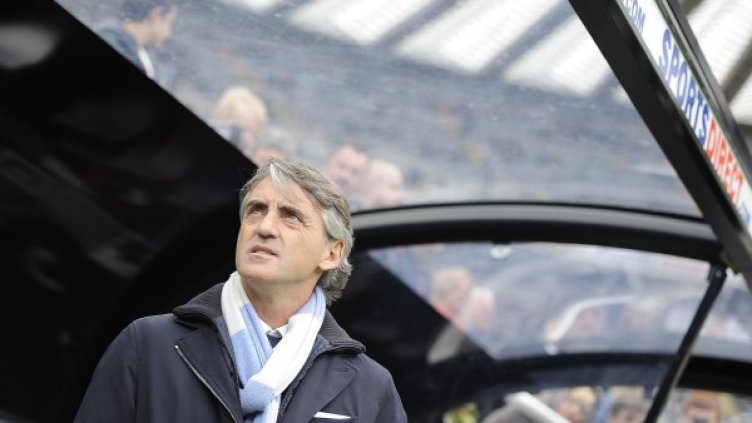 Роберто Манчини остава в Манчестър Сити. Снимка: Reuters