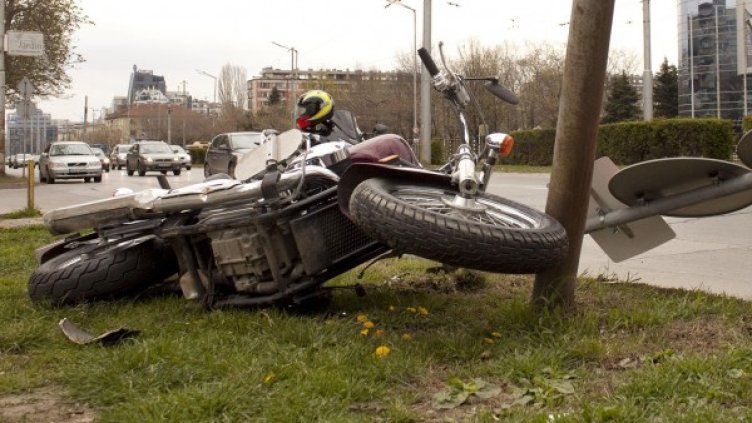 Момчето се ударило в стълб. Снимка: архив Булфото